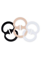 Fashion Essentials Paquet de 3 attachettes remontantes pour bretelles larges
