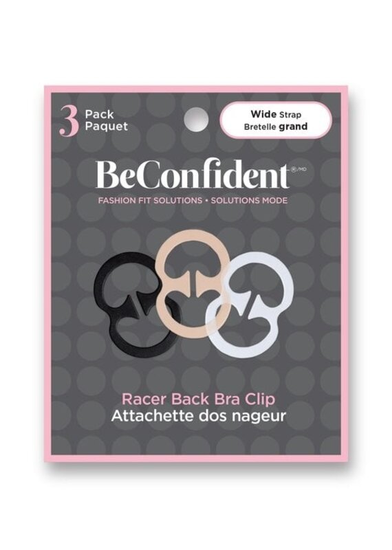 Fashion Essentials Paquet de 3 attachettes remontantes pour bretelles larges
