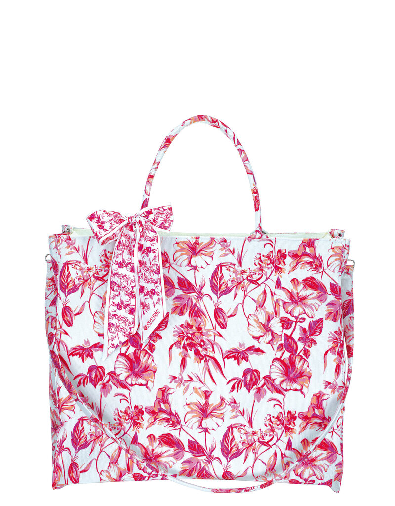 Olympia Sac de plage 33691 Blanc et rose 143