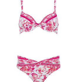 Olympia Culotte de maillot de bain 31619 blanc et rose 143