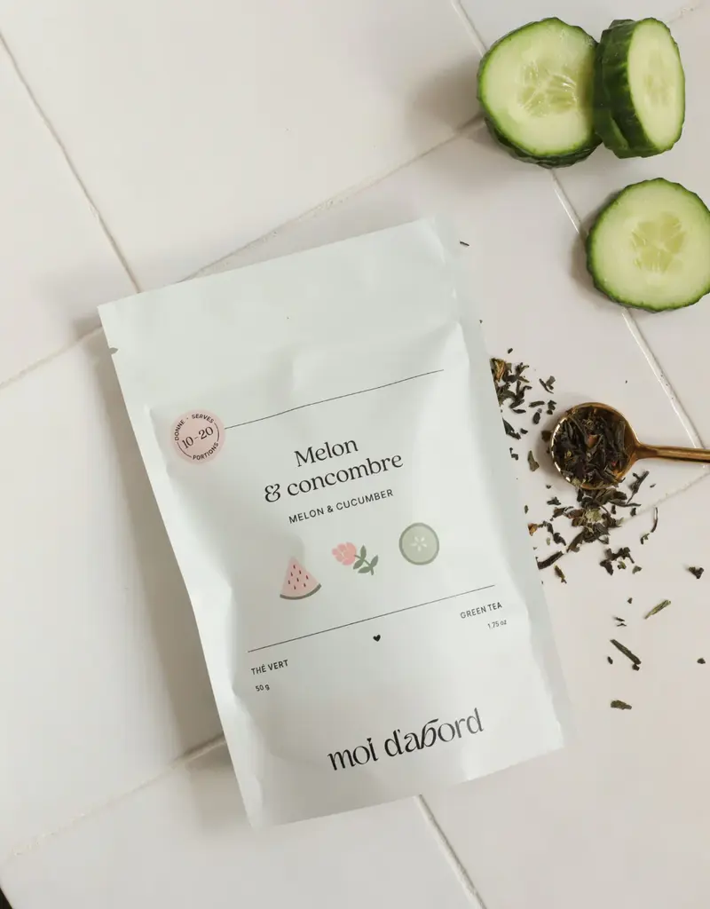 moi d'abord Thé vert melon et concombre