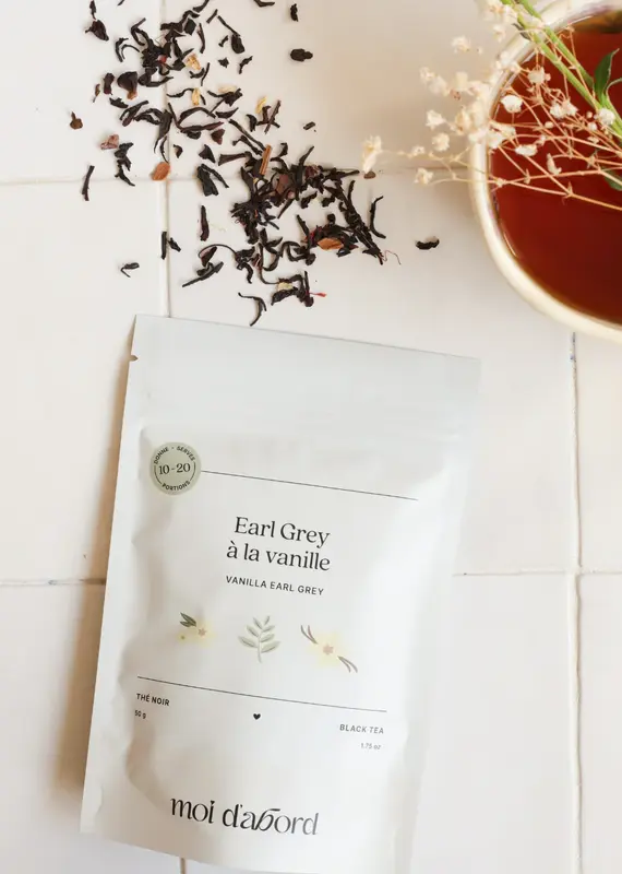 moi d'abord Thé noir earl grey à la vanille