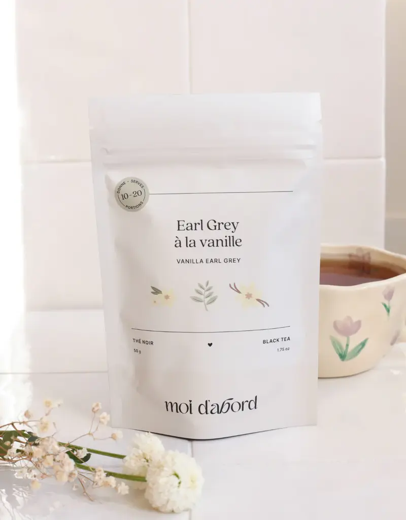 moi d'abord Thé noir earl grey à la vanille