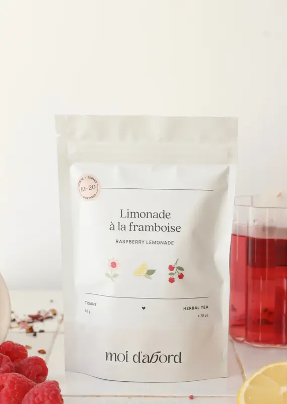 moi d'abord Tisane limonade à la framboise