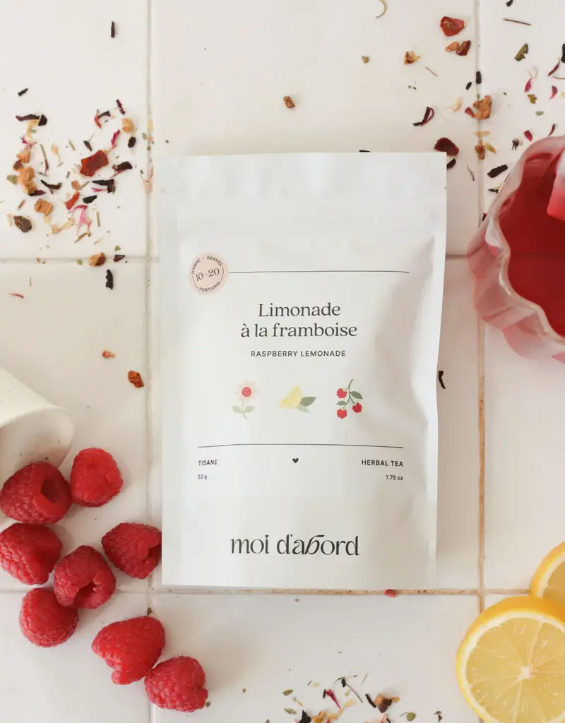 moi d'abord Tisane limonade à la framboise