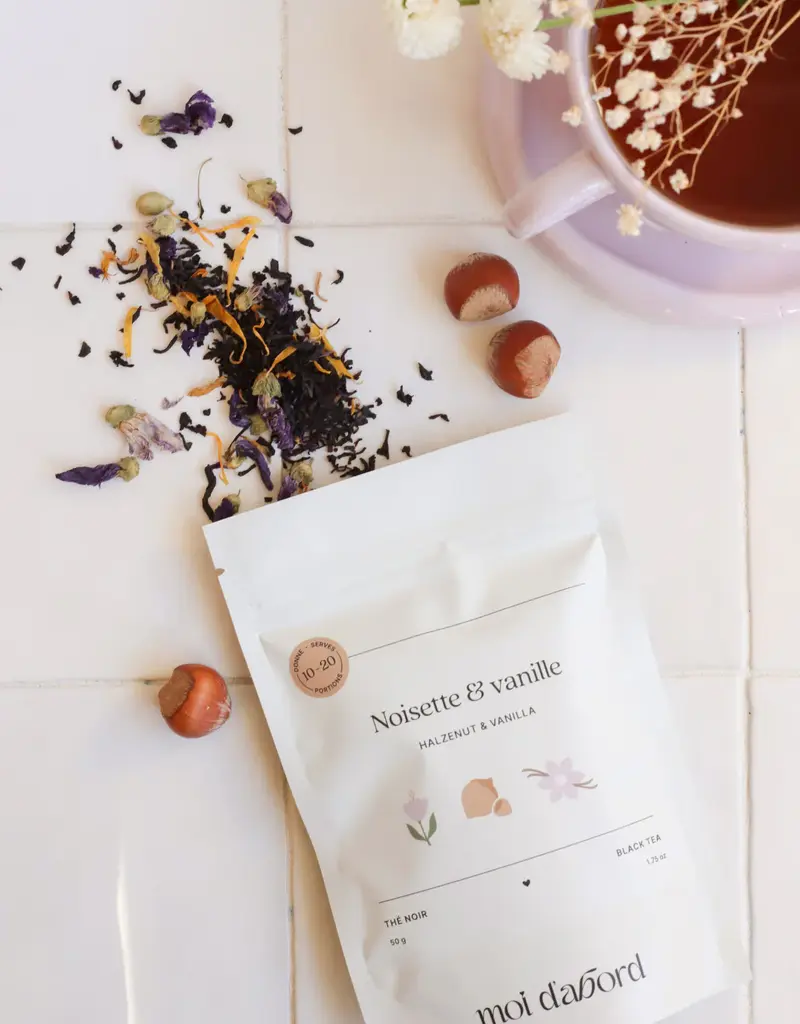 moi d'abord Thé noir noisette et vanille