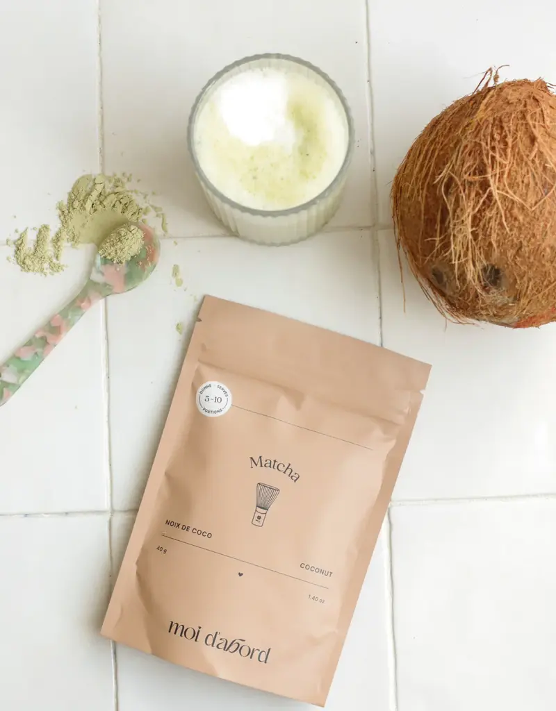 moi d'abord Thé matcha Noix de coco