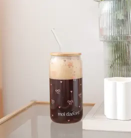 moi d'abord Tumbler en verre Amour en boucle