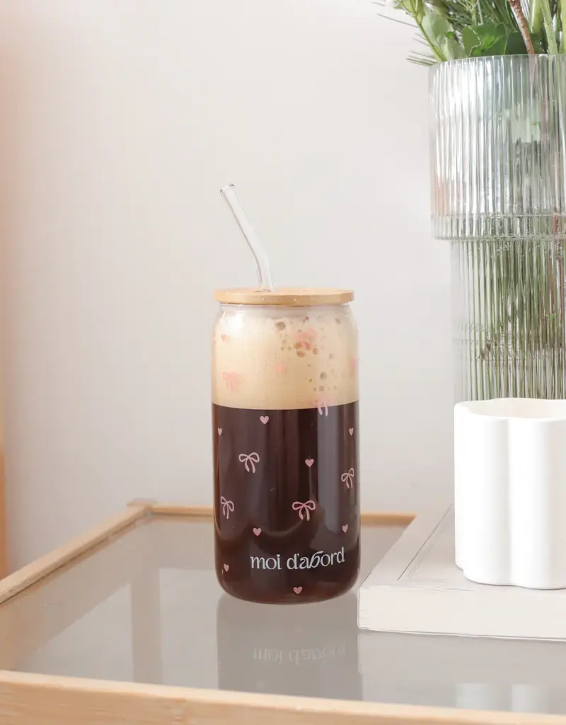 moi d'abord Tumbler en verre Amour en boucle