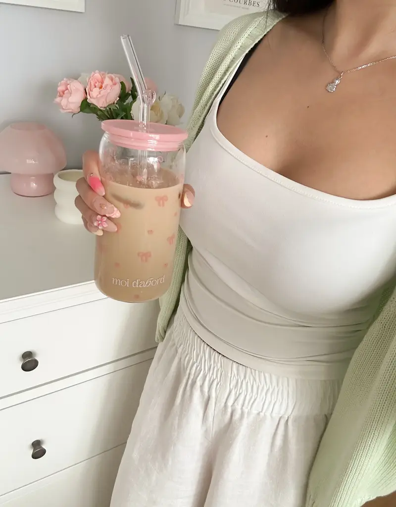 moi d'abord Tumbler en verre Amour en boucle