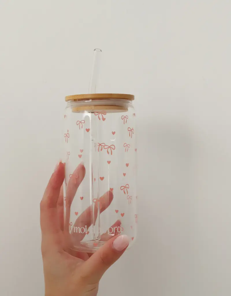 moi d'abord Tumbler en verre Amour en boucle