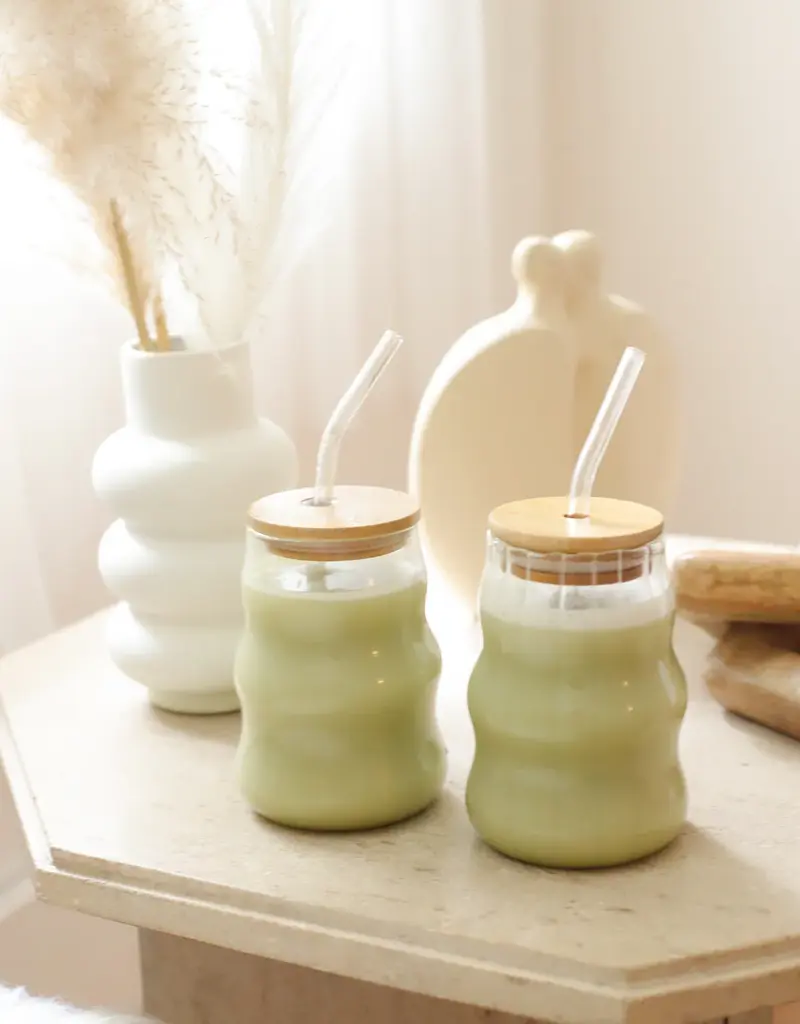 moi d'abord Tumbler en verre Bubble