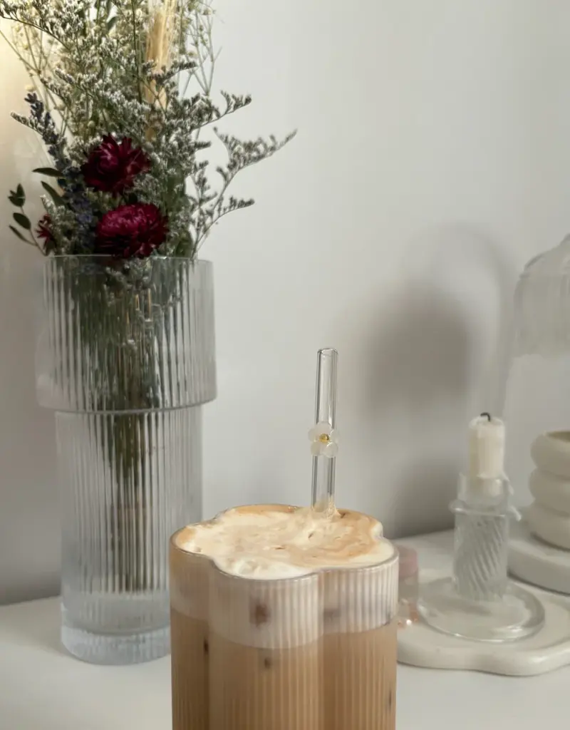 moi d'abord Ensemble de paille fleurs