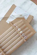 moi d'abord Ensemble de paille fleurs