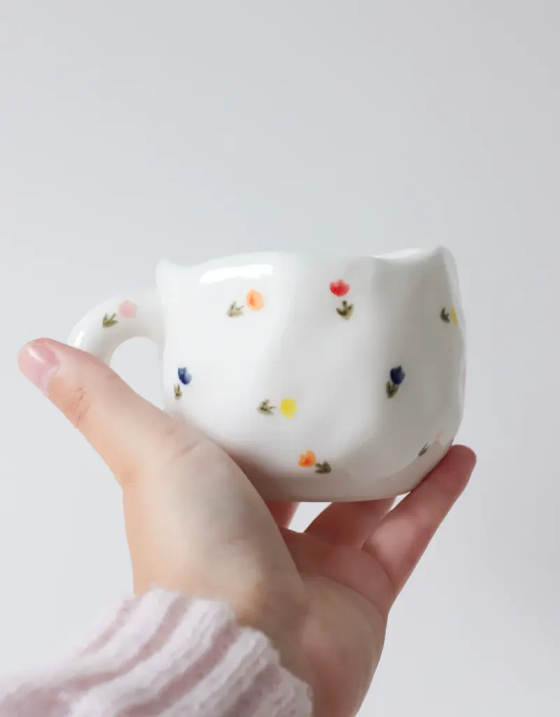 moi d'abord Tasse tulipes colorées