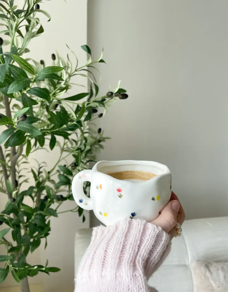 moi d'abord Tasse tulipes colorées