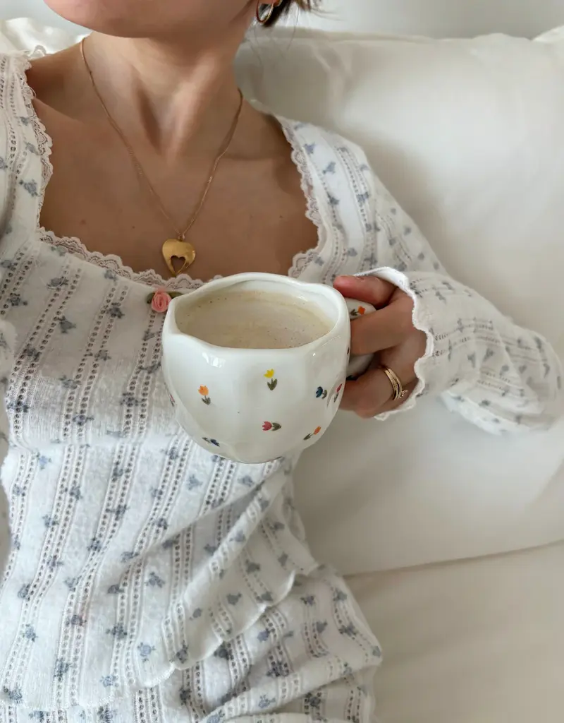 moi d'abord Tasse tulipes colorées