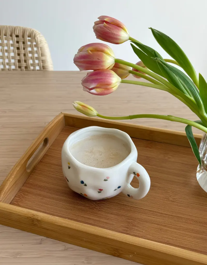 moi d'abord Tasse tulipes colorées