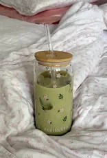 moi d'abord Tumbler en verre Fleurs sauvages