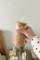 moi d'abord Tumbler en verre Amour florissant