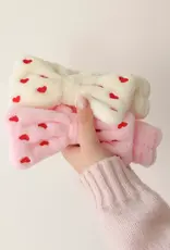 moi d'abord Bandeau coeurs brodés