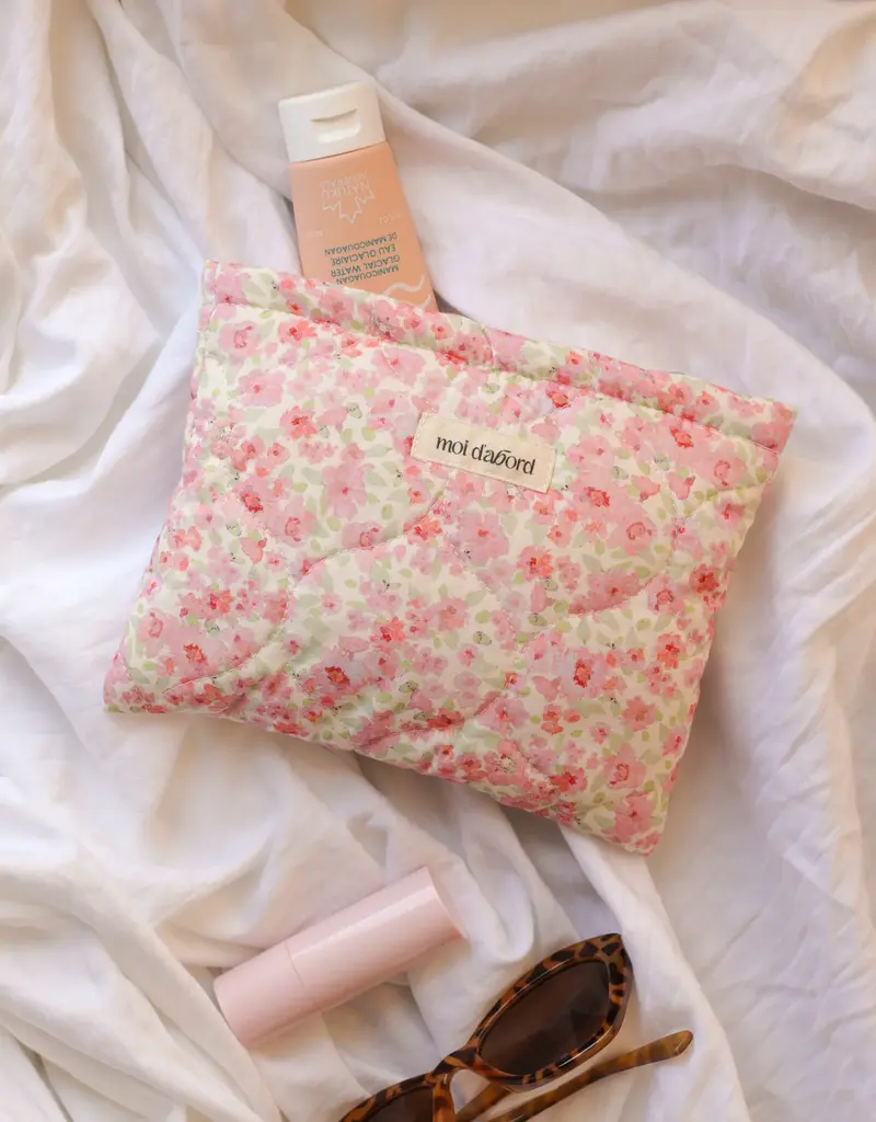 moi d'abord Trousse à cosmétiques fleurie