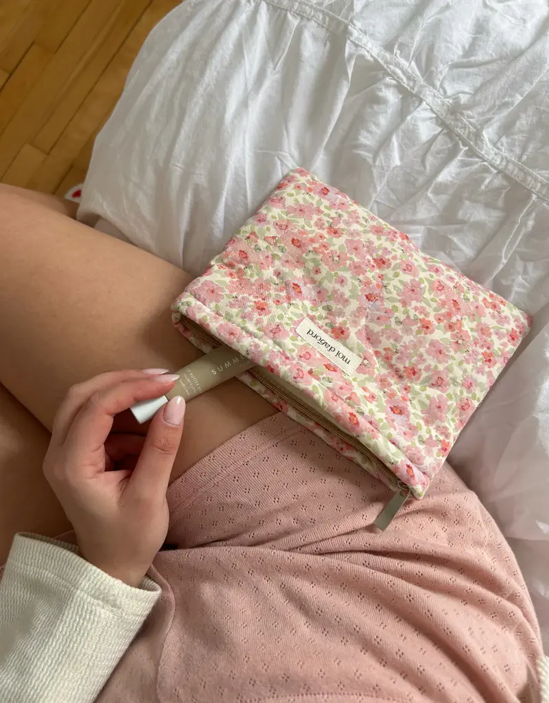 moi d'abord Trousse à cosmétiques fleurie