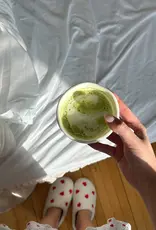 moi d'abord Pantoufles coeurs brodés