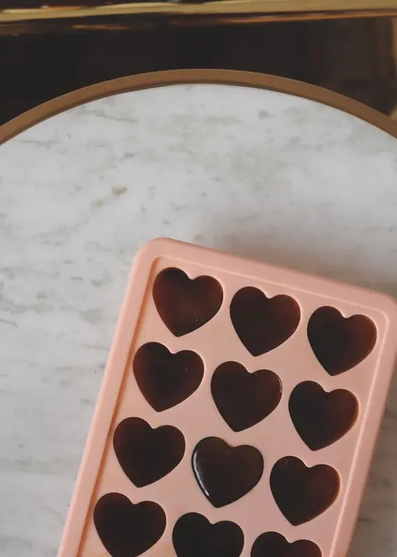 moi d'abord Moule à glaçons en coeurs