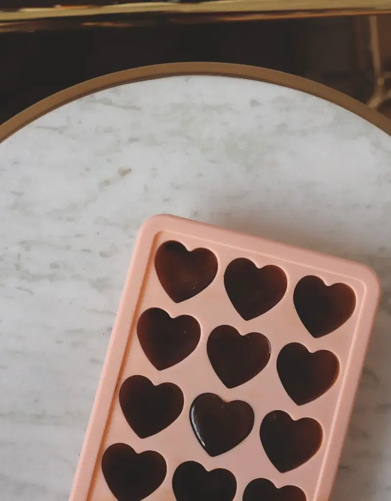 moi d'abord Moules à glaçons en coeurs