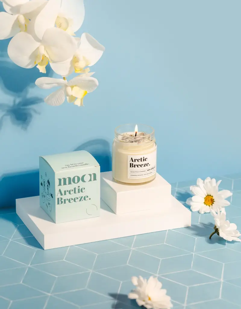 Moonday Chandelle cire de soya Arctic Breeze