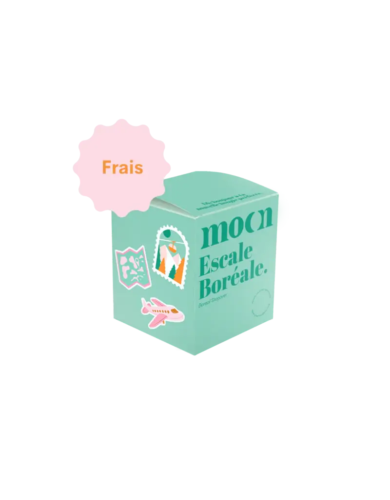 Moonday Chandelle cire de soya Escale Boréale