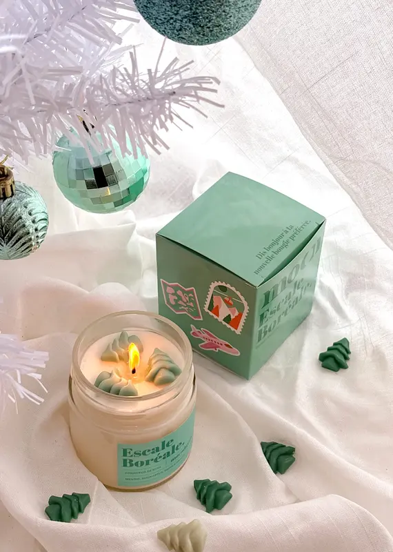 Moonday Chandelle cire de soya Escale Boréale