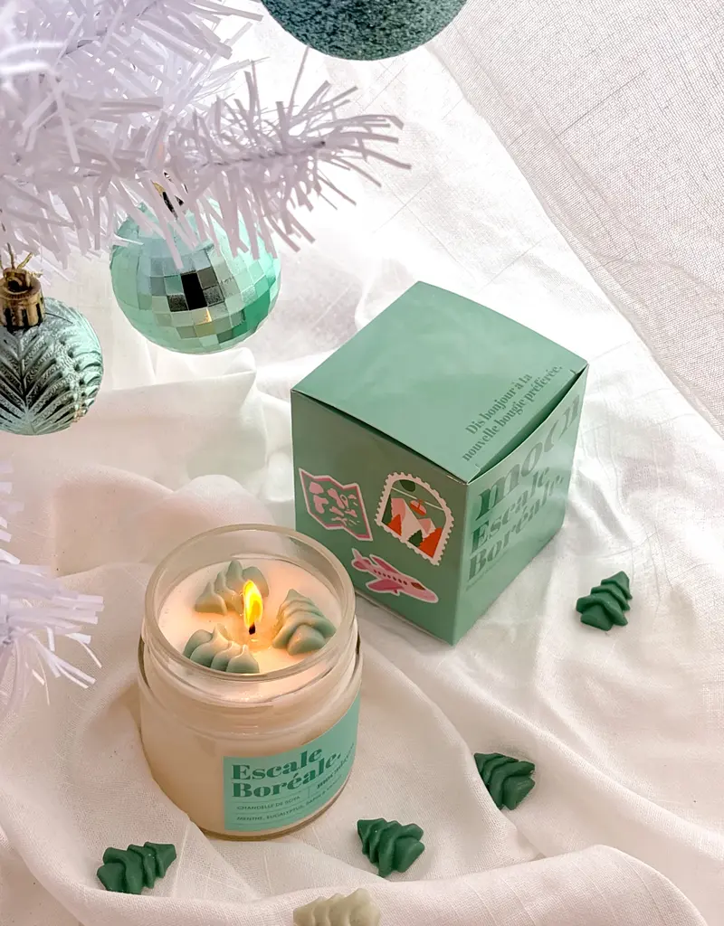 Moonday Chandelle cire de soya Escale Boréale