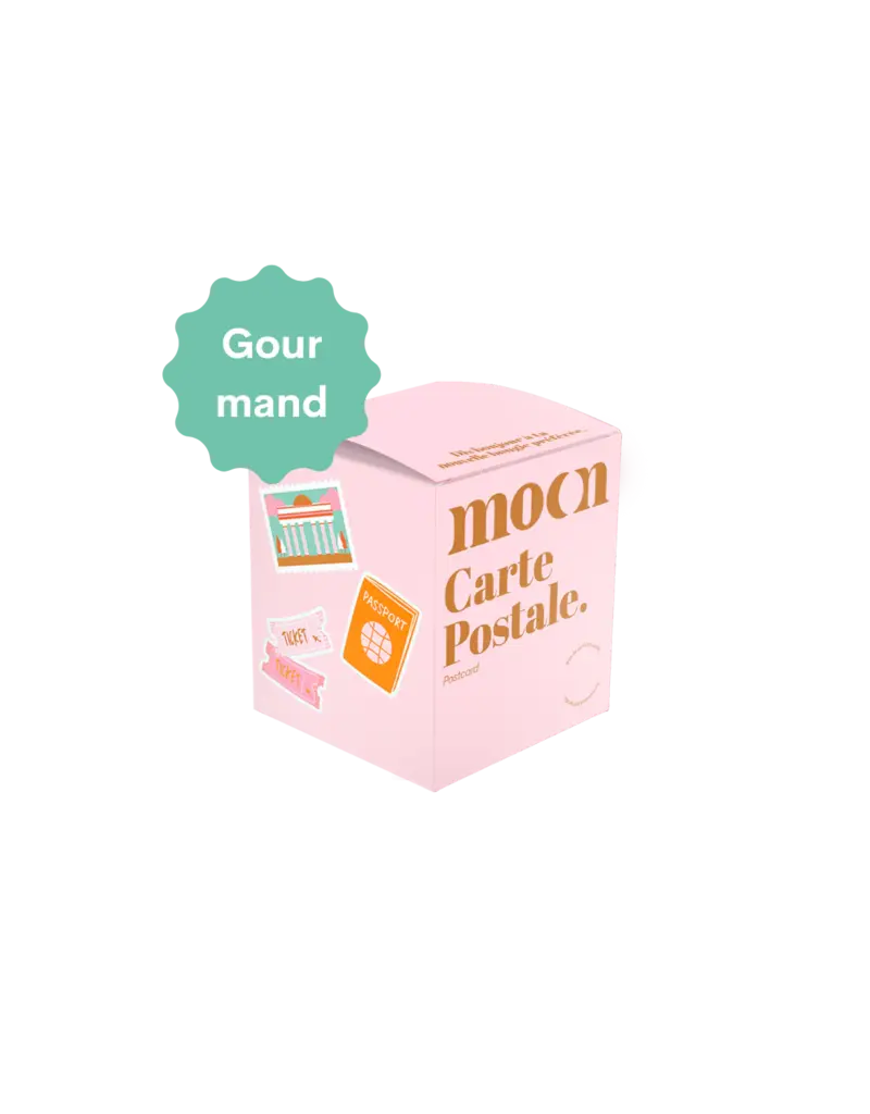 Moonday Chandelle cire de soya Carte Postale