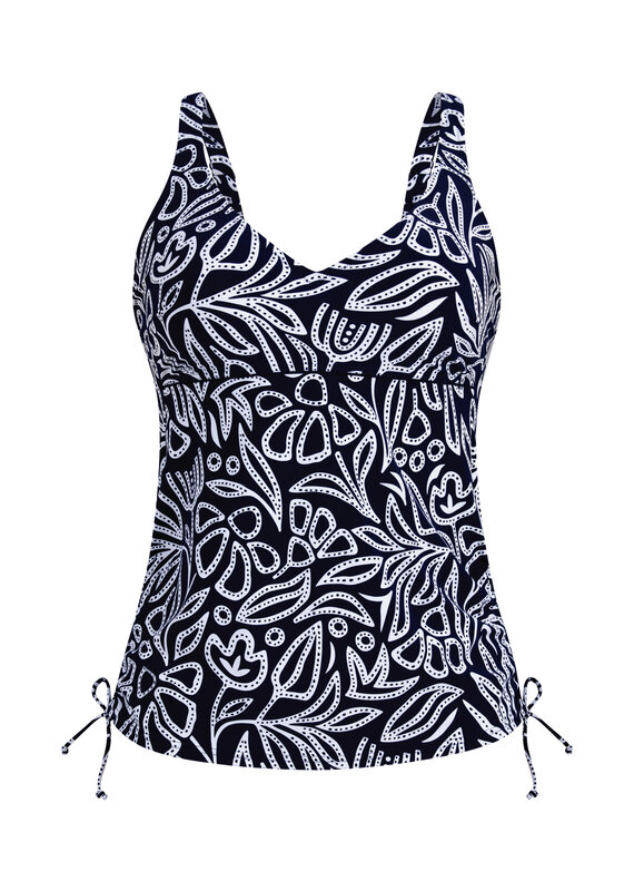 Anita Tankini Malaika 8474-1 Marine/Blanc 345