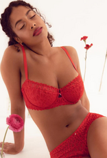 Montelle Soutien-gorge Lacey Keyhole balconette 9308 Rouge