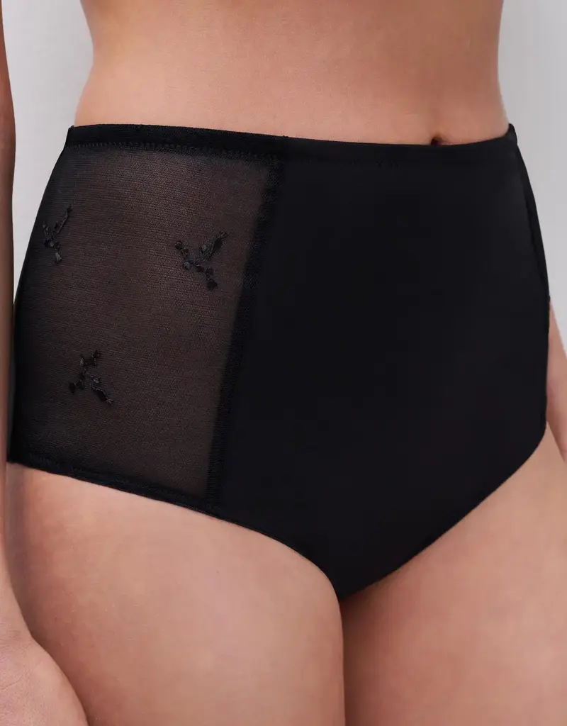 Chantelle Culotte taille haute 16B8 Every Curve noir