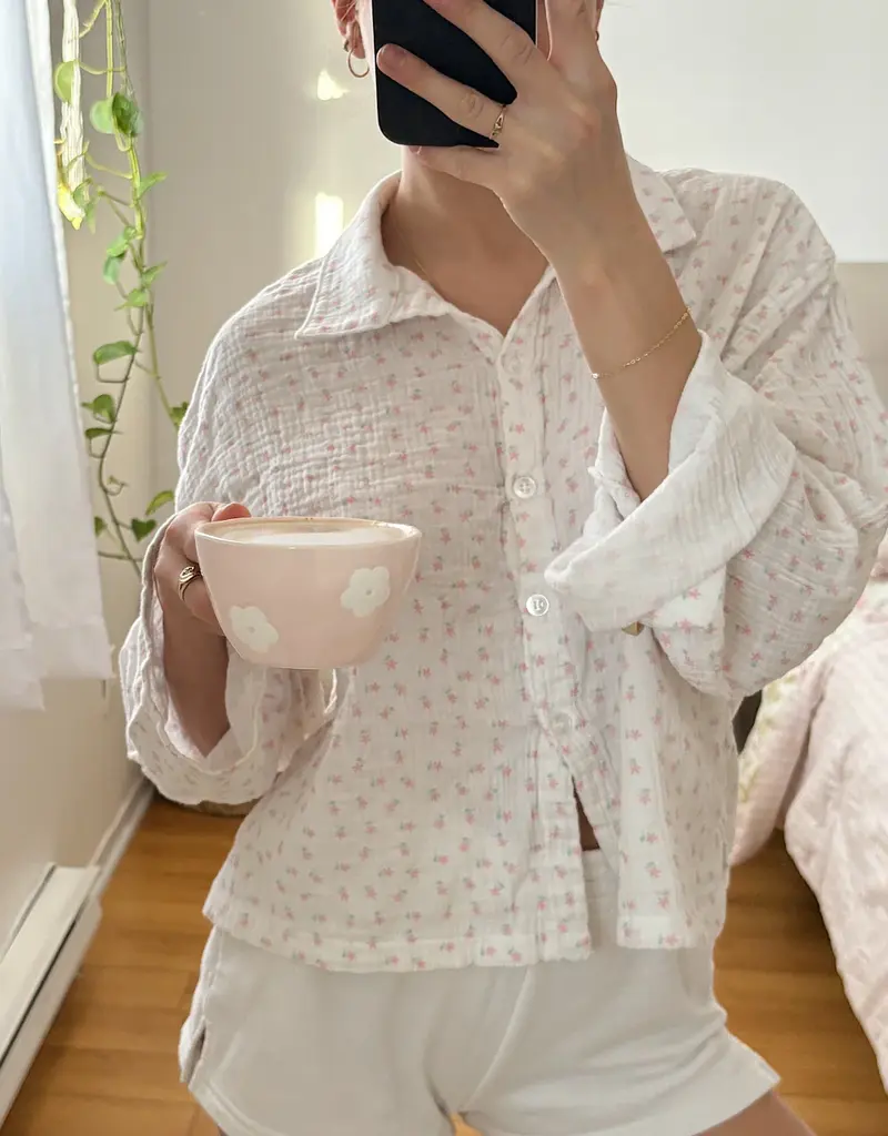 moi d'abord Tasse et soucoupe Lily rose