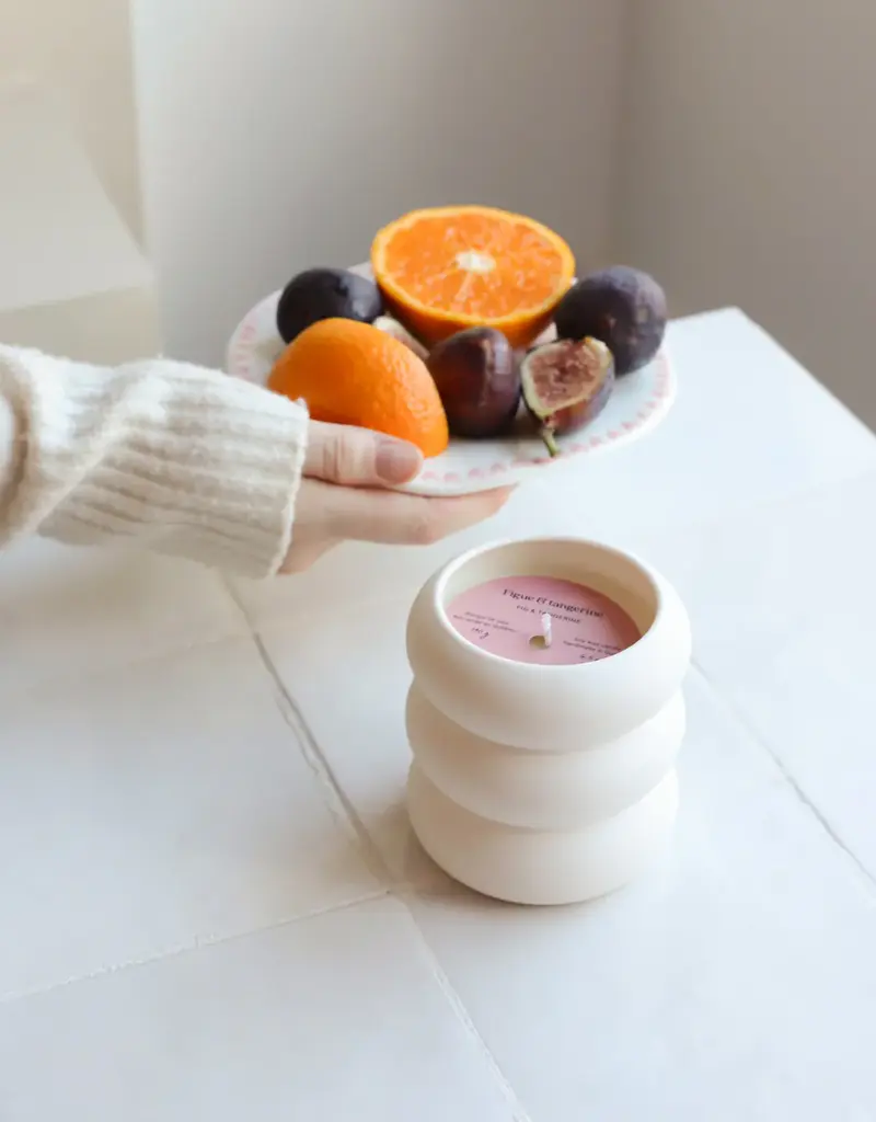 moi d'abord Chandelle figue et tangerine