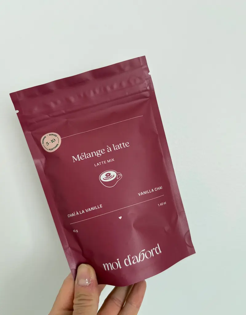 moi d'abord Thé latte chai vanille