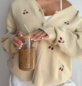 moi d'abord Tumbler en verre Cerisette