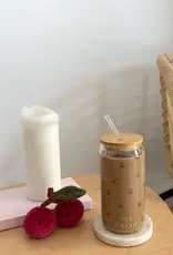 moi d'abord Tumbler en verre Cerisette