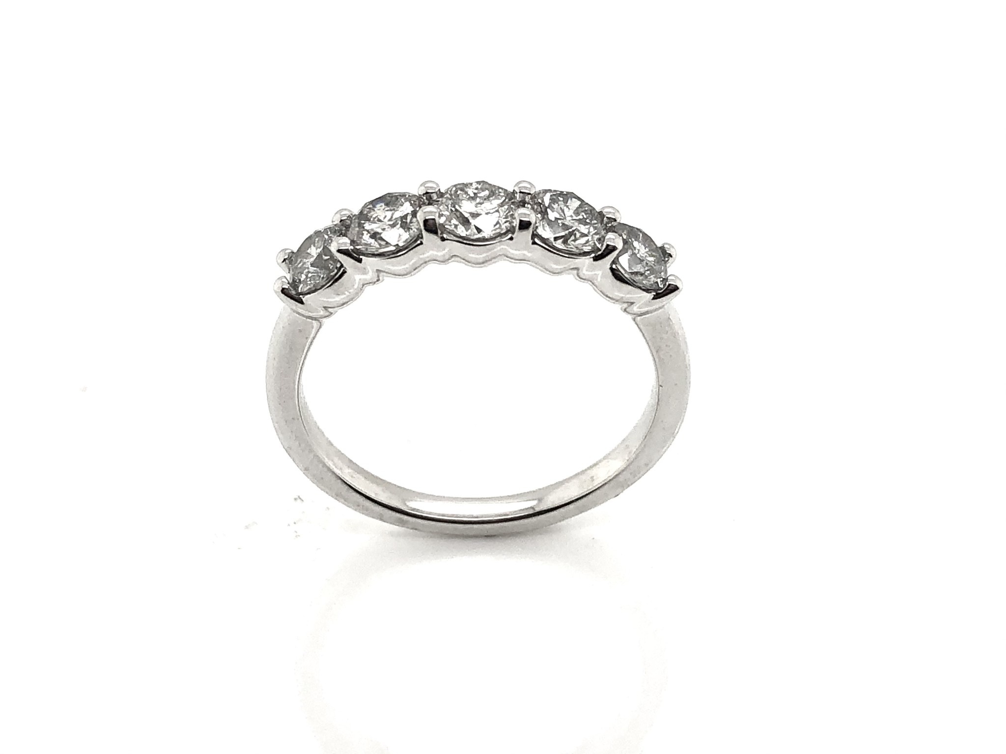 14K White Gold 1ctw Band