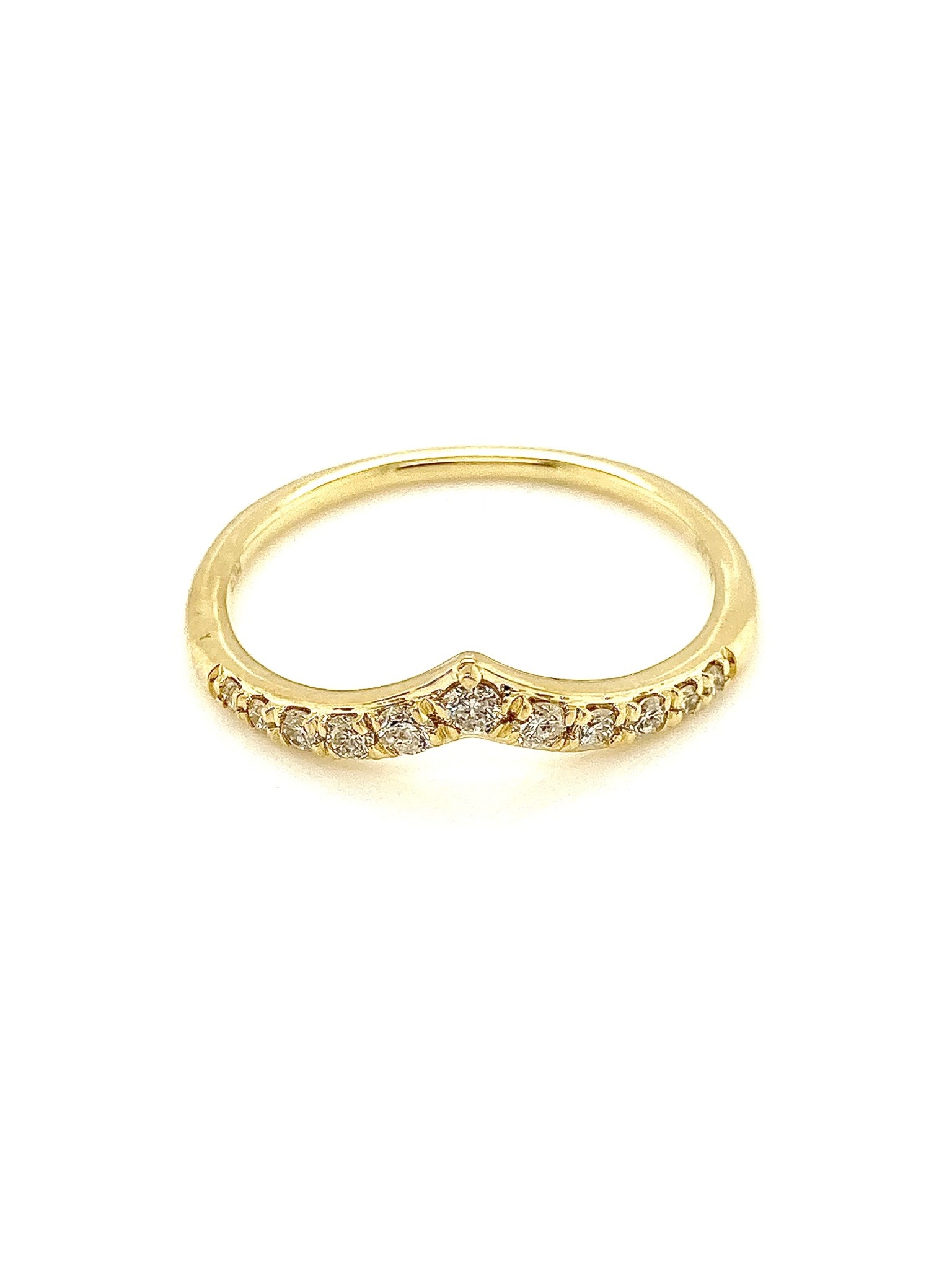 10K Yellow Gold Accent .20ctw Diamond Ring 10K Yellow Gold Accent .20ctw Diamond Ring