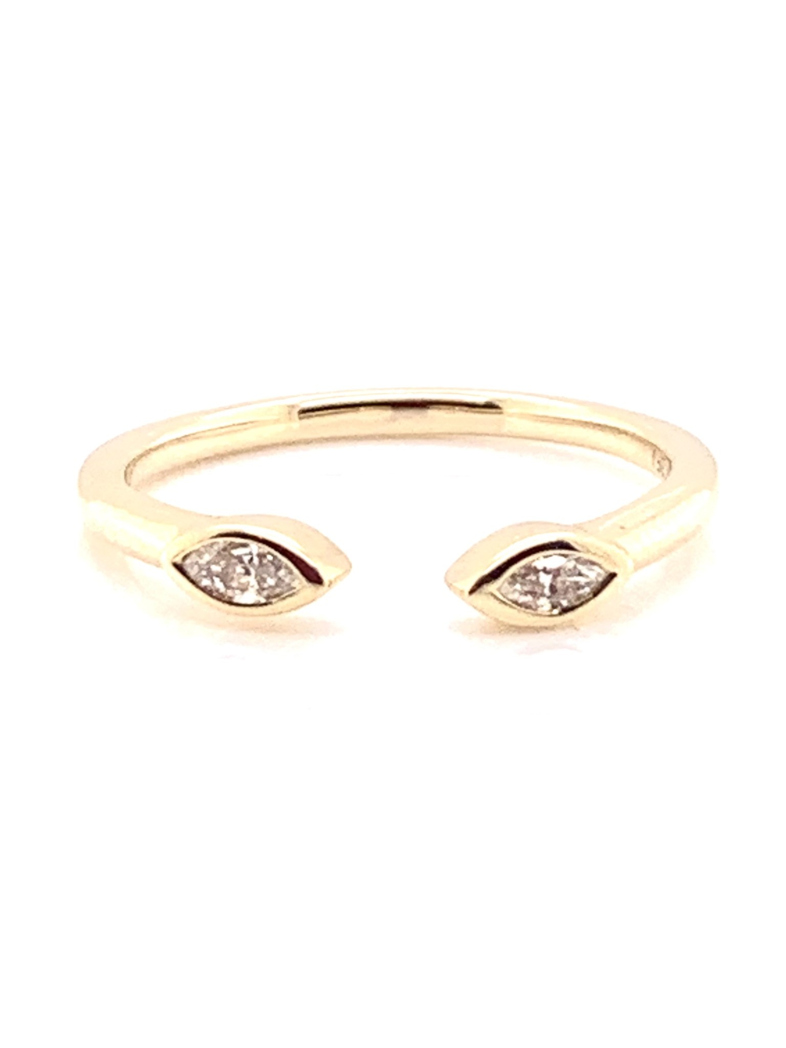 14KY BK .12cttw Dia Ring