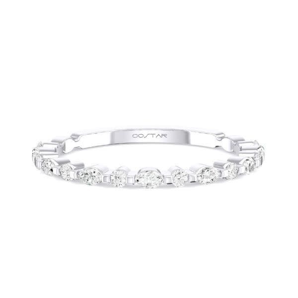 14KT White Gold Diamond Band 0.25 CTTW