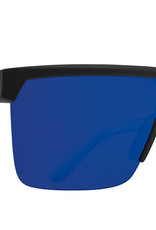 SPY Flynn 5050soft matte blk translucent blue hdplus