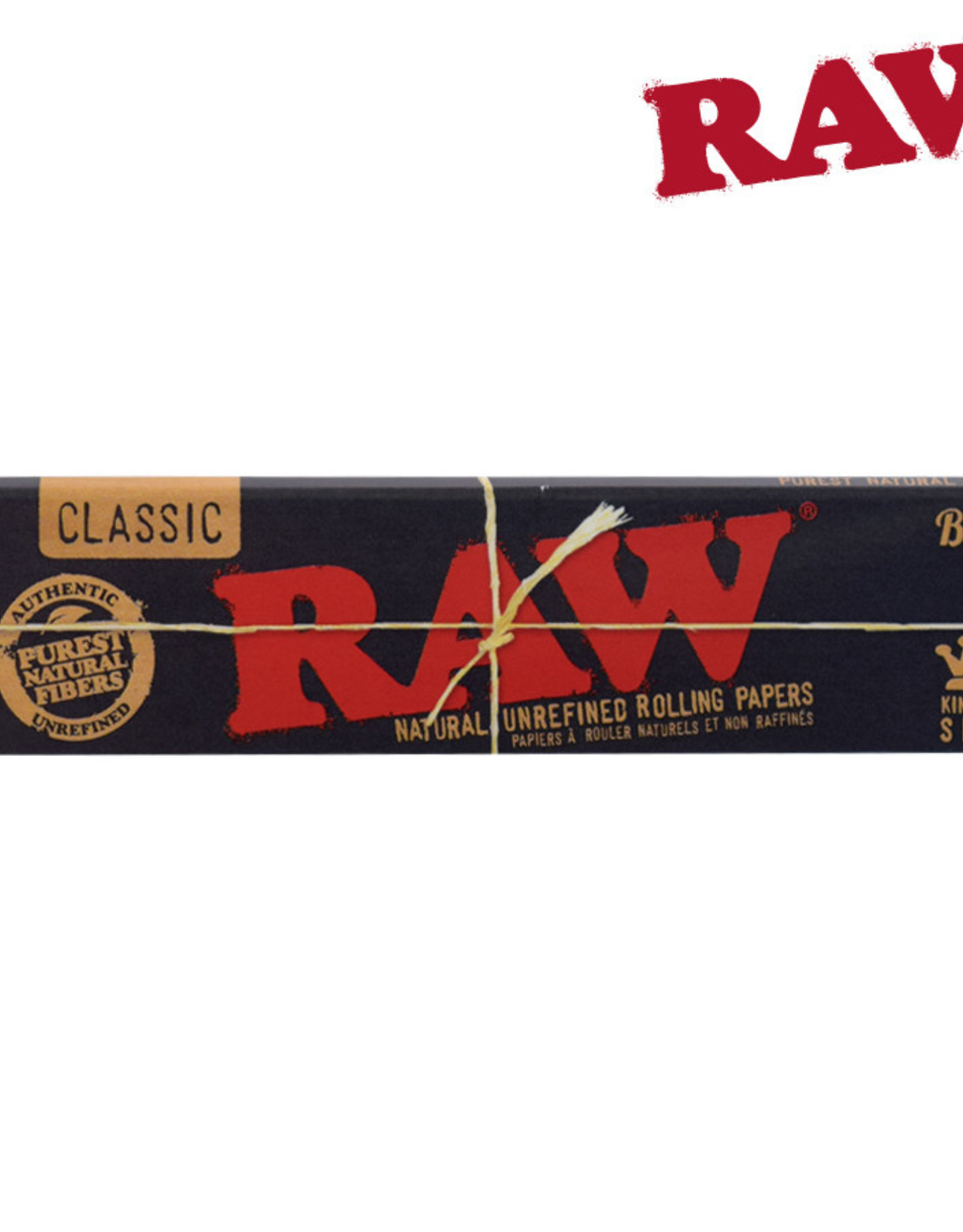 RAW RAW BLACK KINGSIZE SLIM