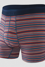 Saxx SAXX PLATINUM BOXER BRIEF FLY BLUE MIRAGE STRIPE